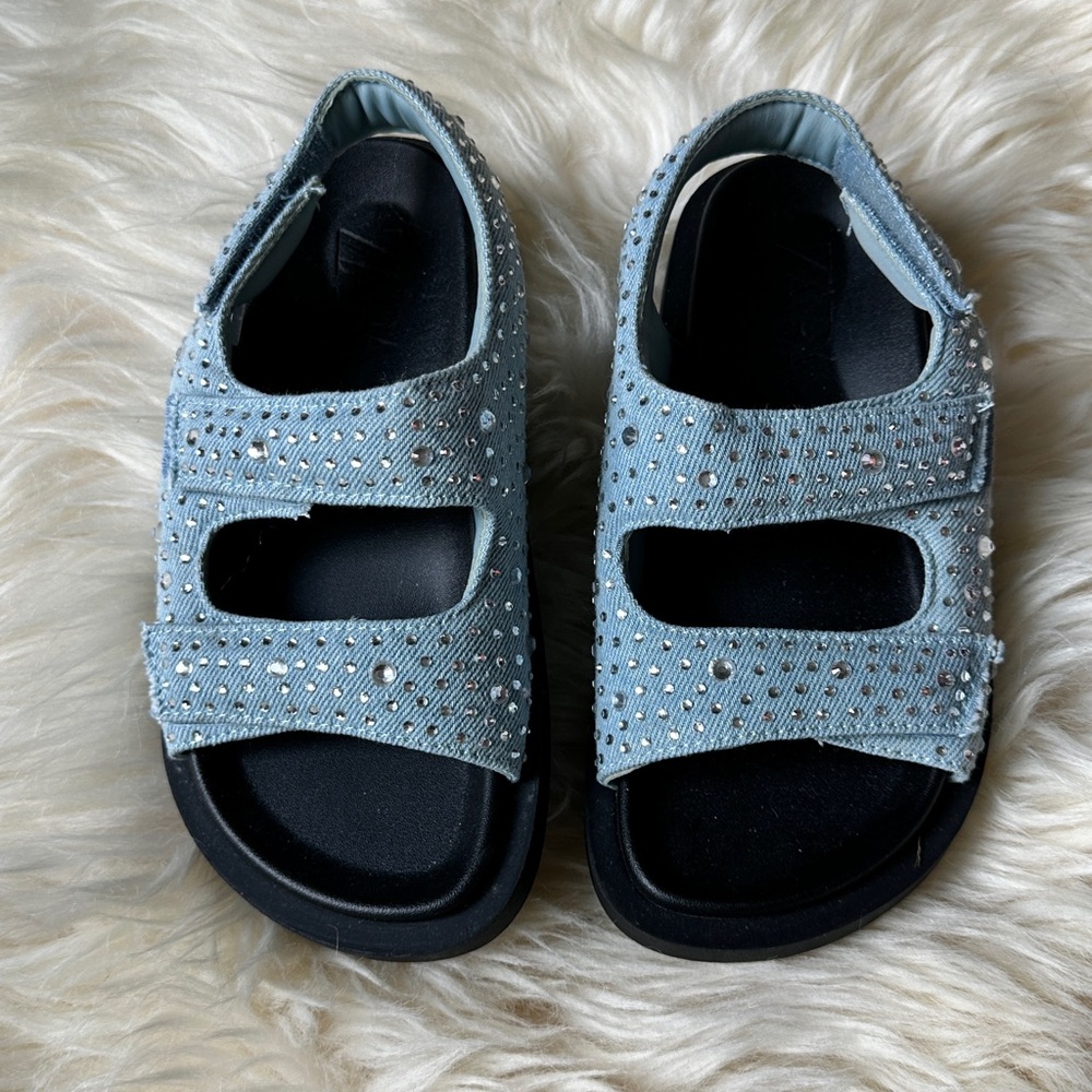 Zara Kids Light Blue Sandals - Picture 2 of 8